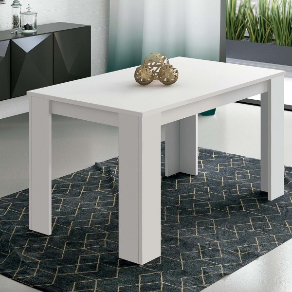 Mesa de Comedor Fija Berta Blanco 140x80x75 Cm 2