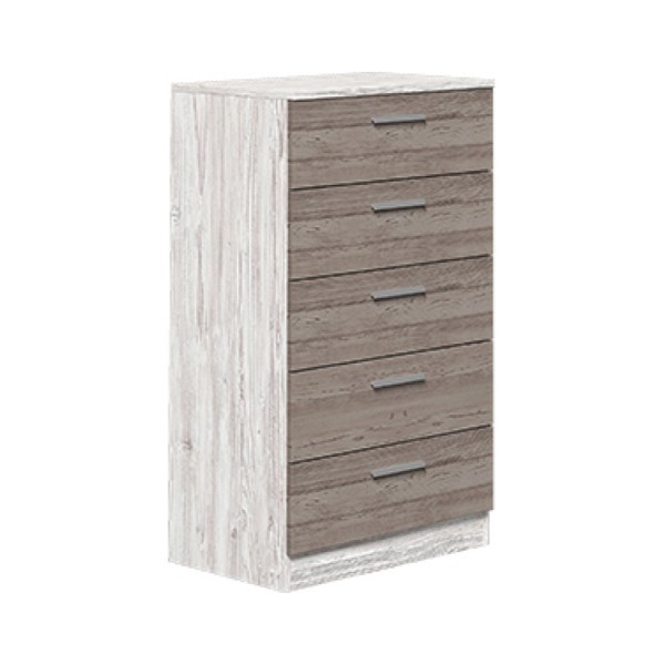 Pack Dormitorio Completo Monika Andersen Pino-Gris Sinfonier