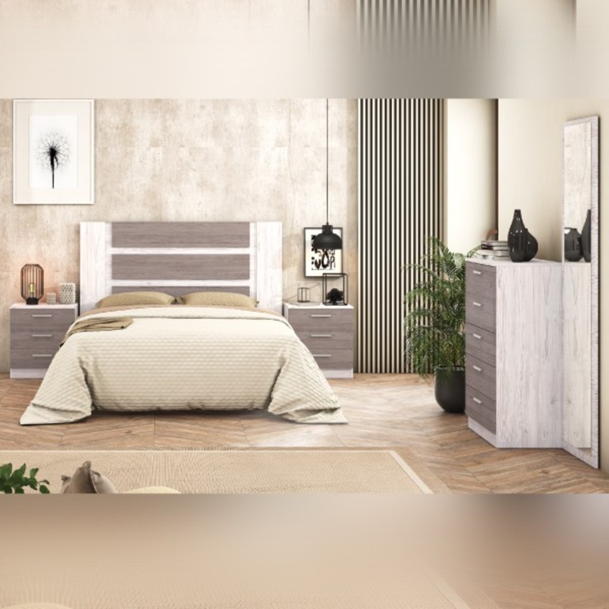 Pack Dormitorio Completo Monika Andersen...