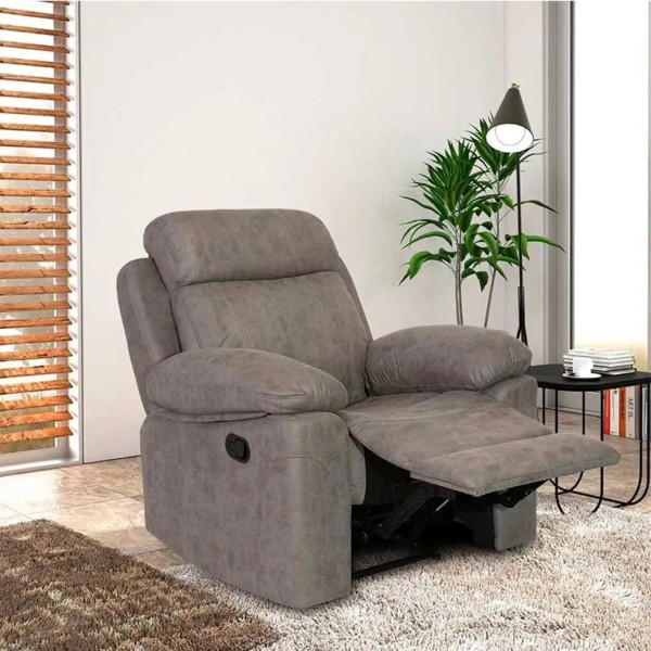 Butaca Relax Eléctrica Menfis Nolia Cemento 106x96x102 Cm 2