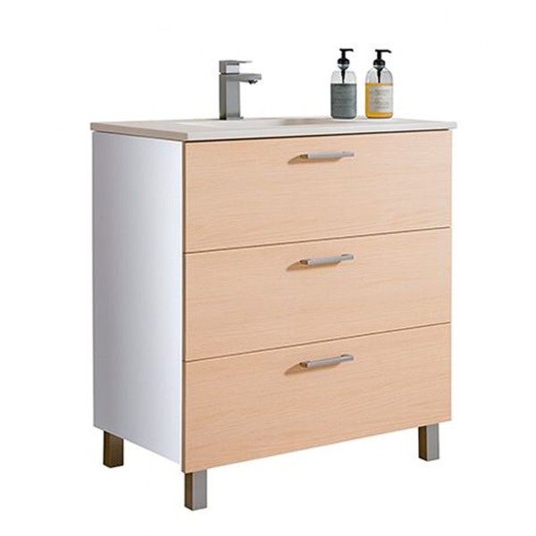 Módulo De Baño Export 3 Cajones 60 Roble Tauros... 2