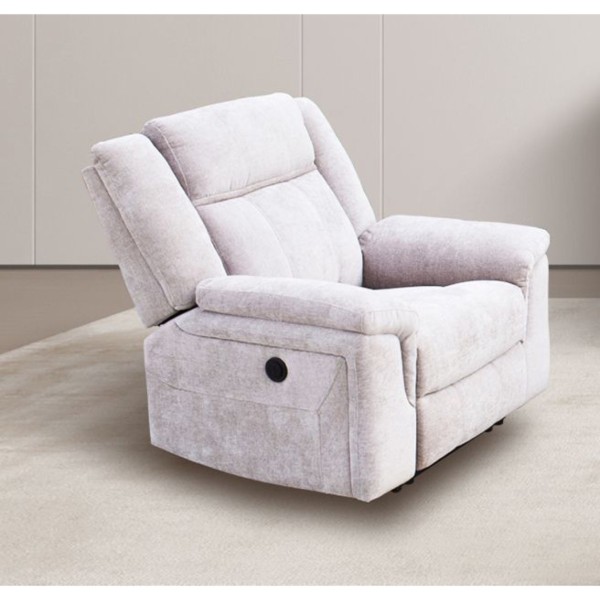 Butaca Relax Eléctrica Troya Beige 103x97x103 Cm 2