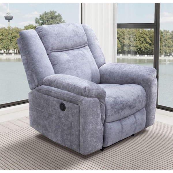 Butaca Relax Eléctrica Troya Gris 103x97x103 Cm 2