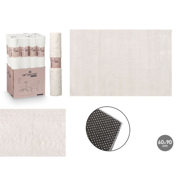 Alfombra Soft Crema 60x90x1 Cm