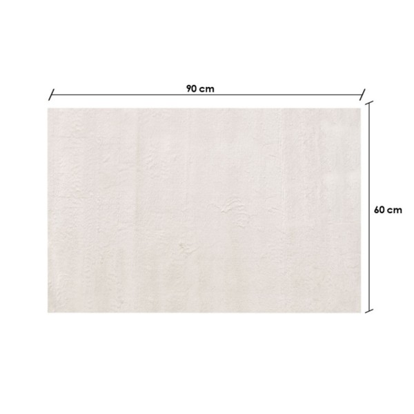 Alfombra Soft Crema 60x90x1 Cm
