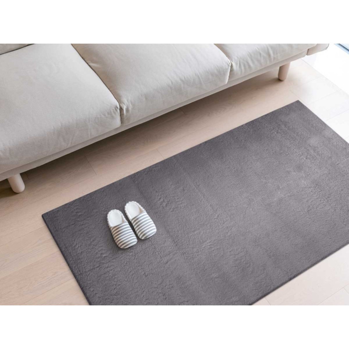 Alfombra Soft Gris Oscuro 60x90x1 Cm