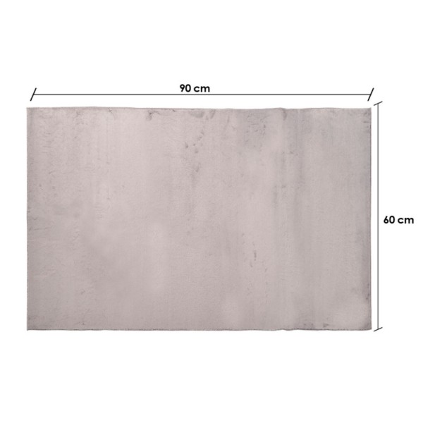 Alfombra Soft Gris Oscuro 60x90x1 Cm