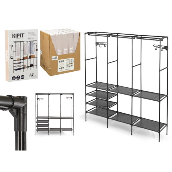 Armario Organizador Triple Percha 160x36x170 Cm