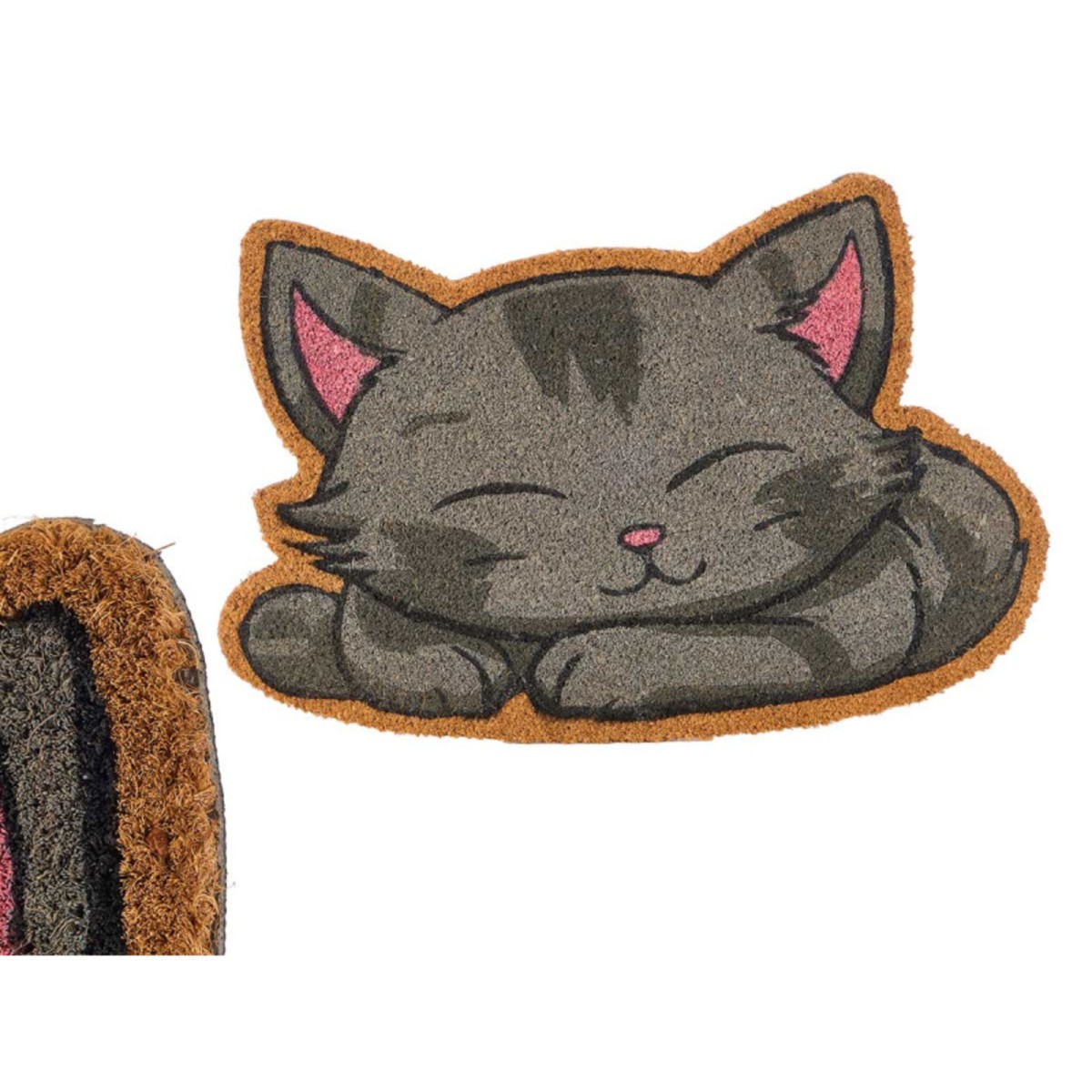 Felpudo Con Forma de Gato 60x40x1,5 Cm
