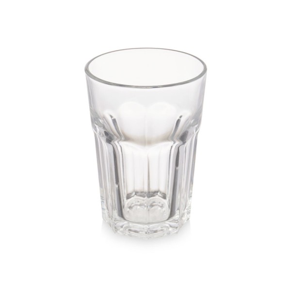 Set de 6 Vasos de Vidrio Transparente 360 ml 8,5x8,5x12 Cm