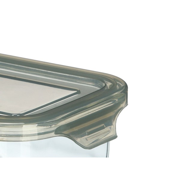 Fiambrera Rectangular Gris 17x11x5 Cm 2
