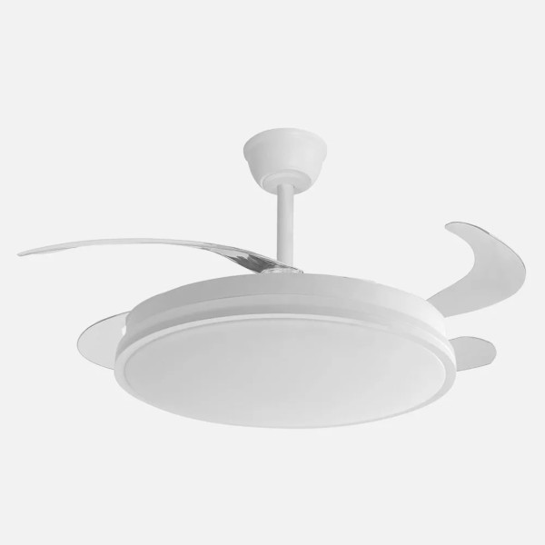 Ventilador De Techo Guerrero 44W Blanco 4 aspas 4900Lm...