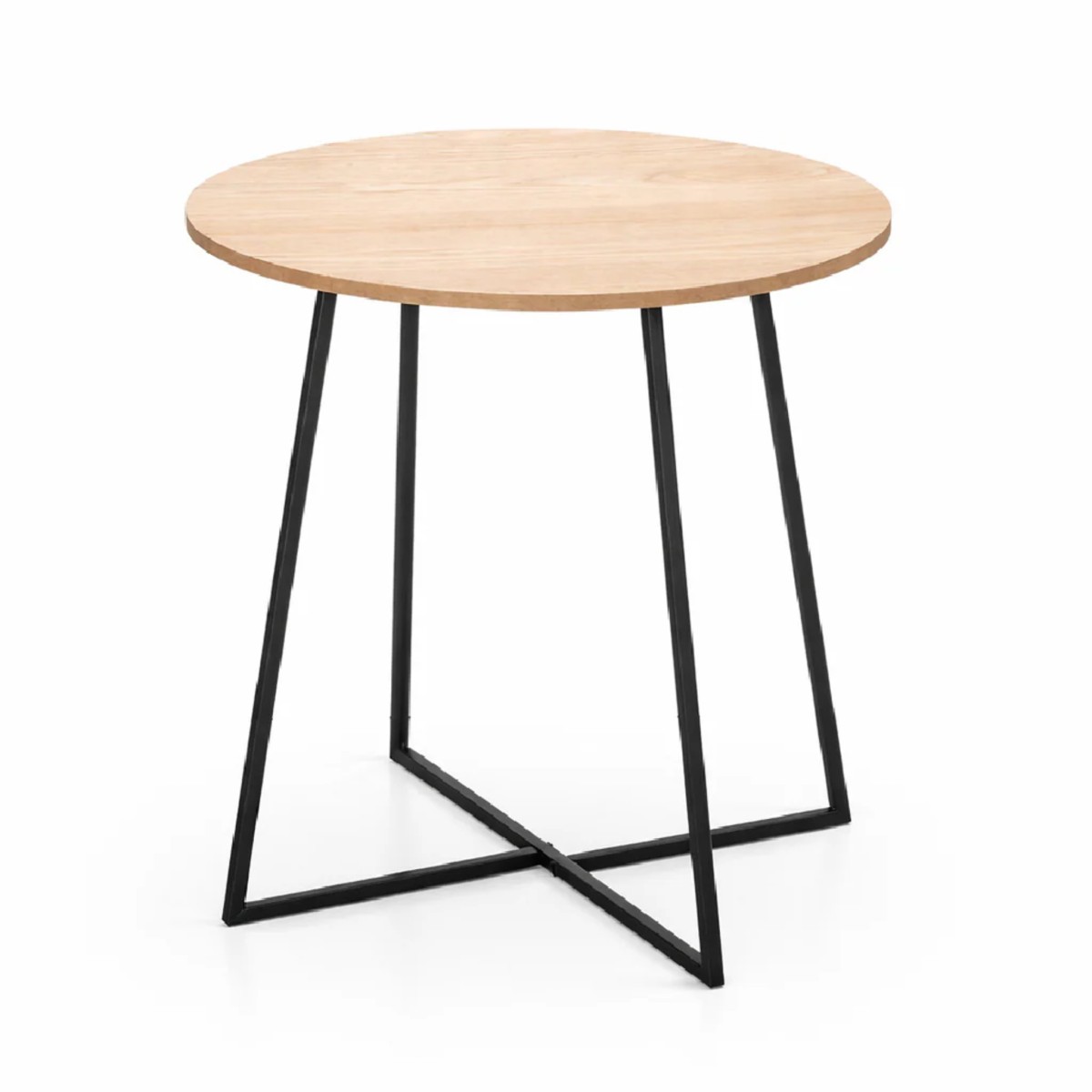 Mesa Auxiliar Patas Negras 40x40x40 Cm