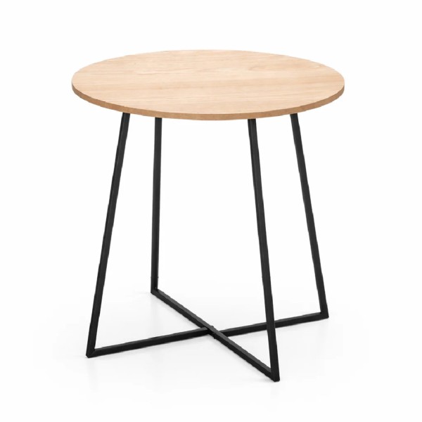 Mesa Auxiliar Patas Negras 40x40x40 Cm
