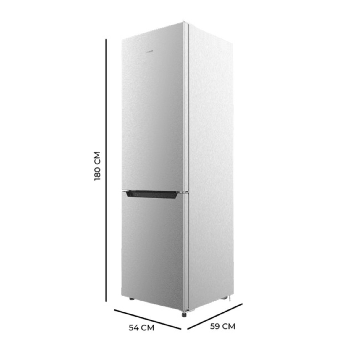 Frigorífico Bolero CoolMarket Combi 250 Inox E...