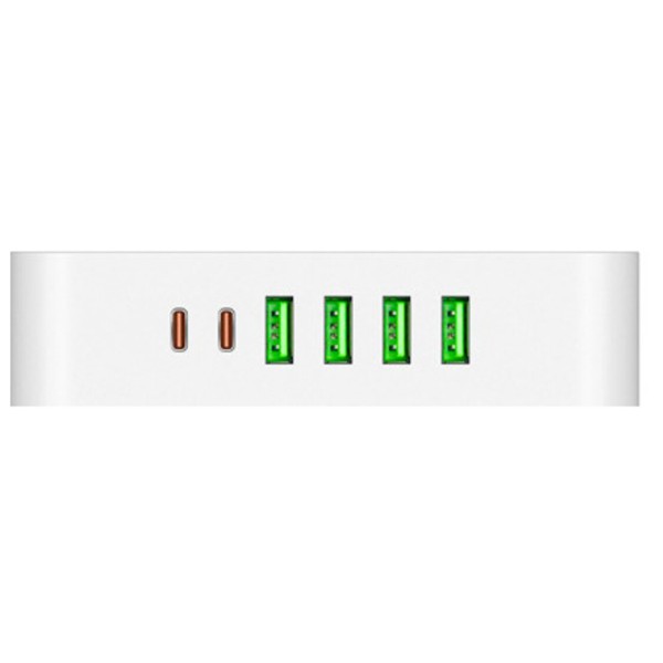Regleta Multifunción 2500W 8 Enchufes Con Interruptor 29X18x5 Cm
