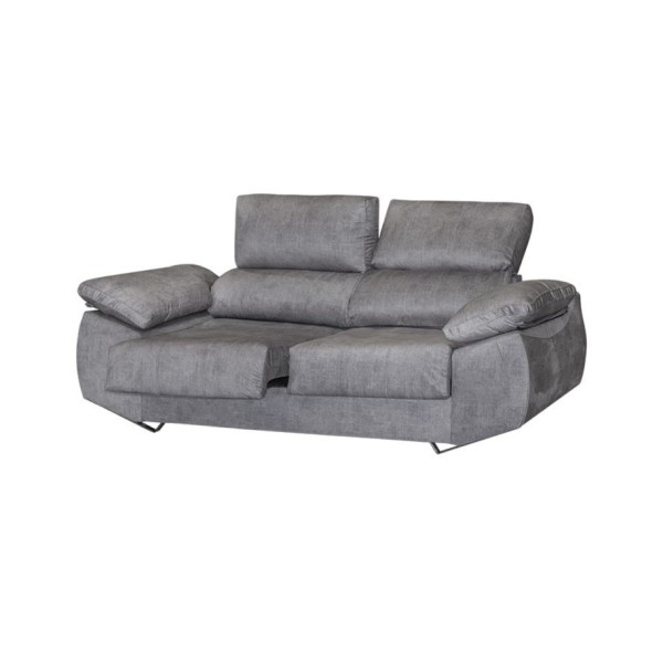 Sofá 3 Plazas 2 Asientos Epi Tapizado Mangol Cemento 225X80,5X100 Cm