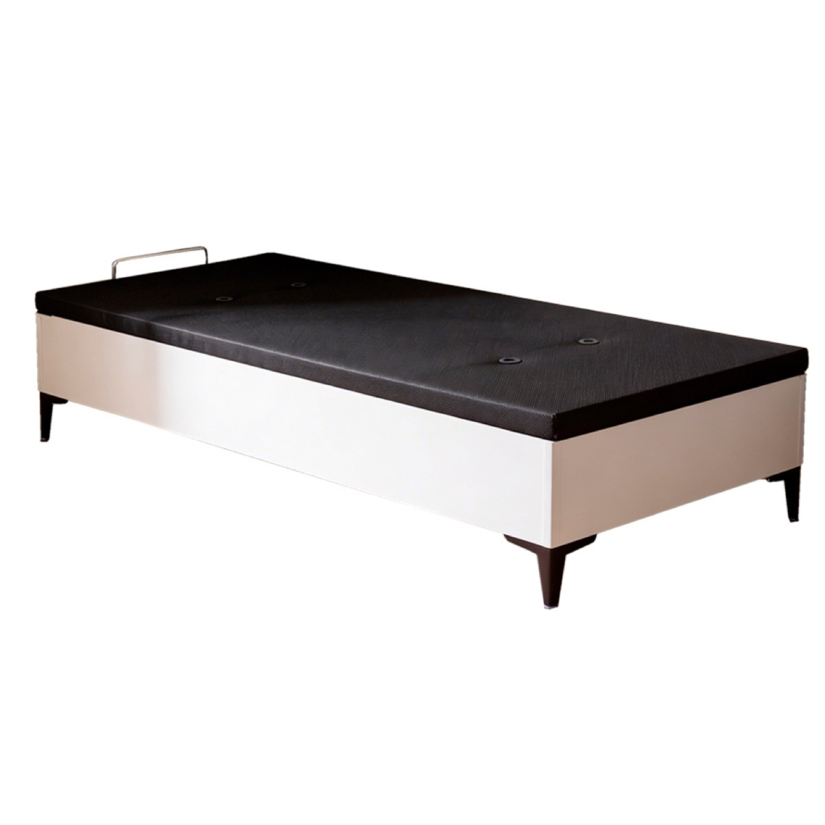 Canapé 90 Rumbero 4 Patas Blanco 90x190x37 Cm