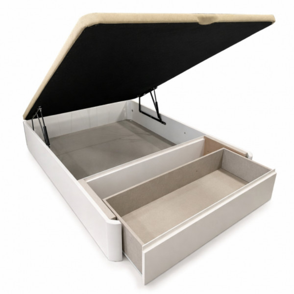 Canapé 150 Abatible Con Kit Cajón Esla Ártico 150x190x32 Cm 2