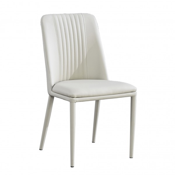 Pack de 2 Sillas Tapizadas Polipiel Rowena Tortora Patas... 2