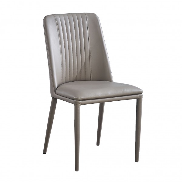 Pack de 2 Sillas Tapizadas Polipiel Rowena Latte Patas... 2