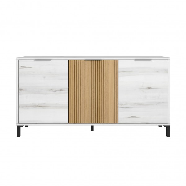 Aparador 3 Puertas Tokio Albo-Rayado 136,3x40x70,4 Cm 2