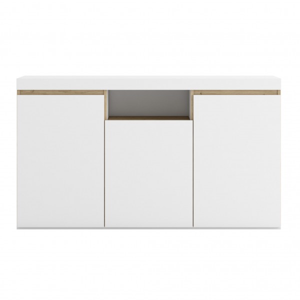 Aparador 3 Puertas Elis Blanco Mate-Nature... 2