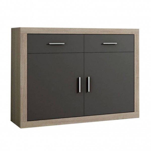 Aparador 2 Puertas + 2 Cajones Lara Cambrian-Grafito...